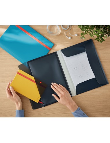 46190089 carpeta Polipropileno (PP) Negro A4