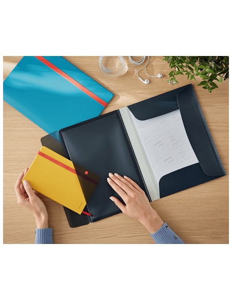 46190089 carpeta Polipropileno (PP) Negro A4