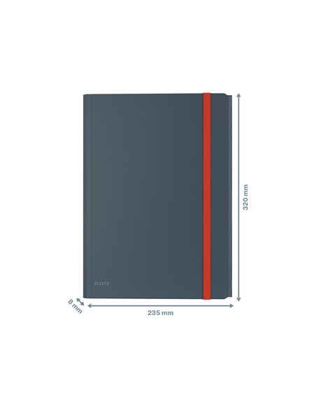 46190089 carpeta Polipropileno (PP) Negro A4