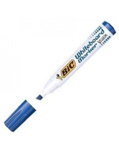 C 12 ROTULADORES VELLEDA AZUL 1751 PUNTA BISELADA