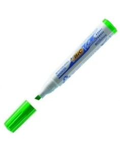 C 12 ROTULADORES VELLEDA VERDE 1751 PUNTA BISELADA