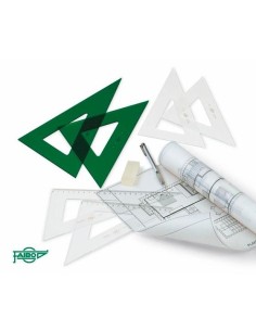 FAIBO CARTABÓN 25 CM SIN GRADUAR VERDE