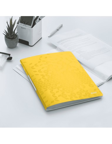 TARIF.LEITZ WOW PP A4 20 F. AMARILLO