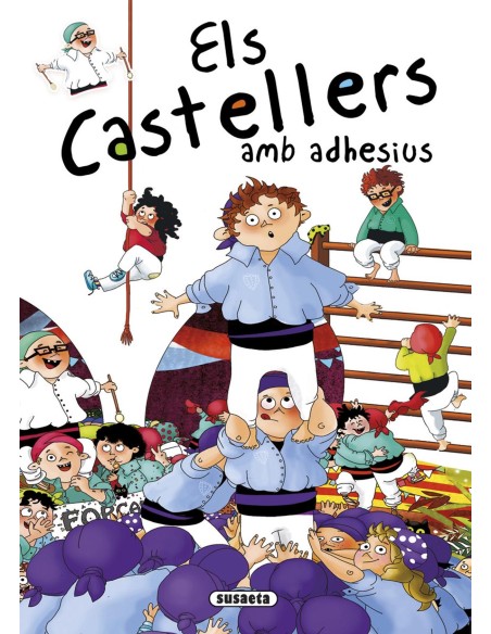 Els castellers amb adhesius