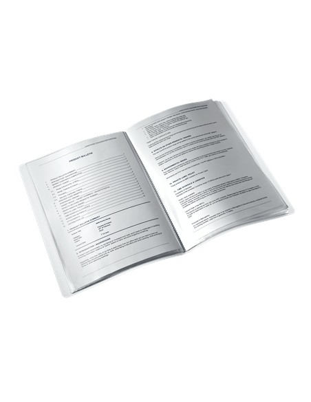 TARIF.LEITZ WOW PP A4 20 F. NEGRO