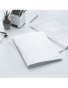 TARIF.LEITZ WOW PP A4 40 F. BLANCO 2