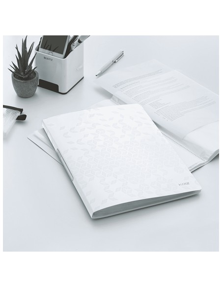 TARIF.LEITZ WOW PP A4 40 F. BLANCO
