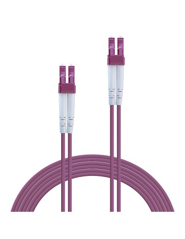 46341 cable de fibra optica 2 m LC Rosa