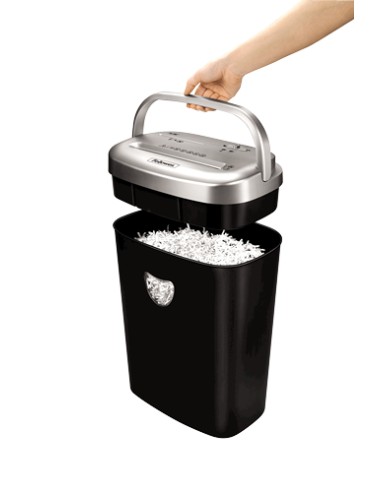 53C triturador de papel Corte cruzado 22 cm Negro