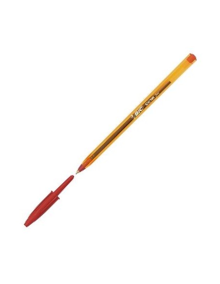 C 50 boligrafo bic cristal fine rojo
