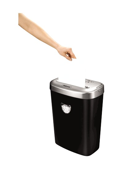 53C triturador de papel Corte cruzado 22 cm Negro