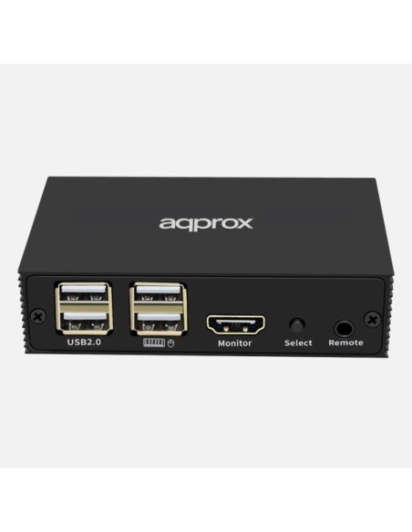 APPKVHDMI2PV2 interruptor KVM Negro