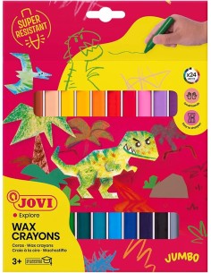 Estuche 24 ceras jovicolor cores