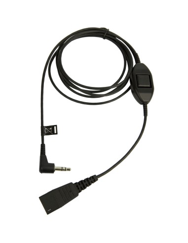 8735-019 cable de audio 0,5 m QD 3,5mm Negro