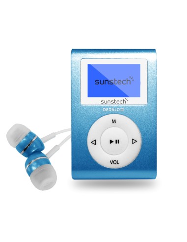 DEDALOIII Reproductor de MP3 8 GB Azul