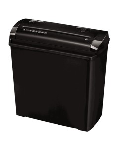 P-25S triturador de papel Corte en tiras 22 cm Negro, Gris