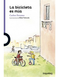 la bicicleta es mia 8 anos morada juvenil