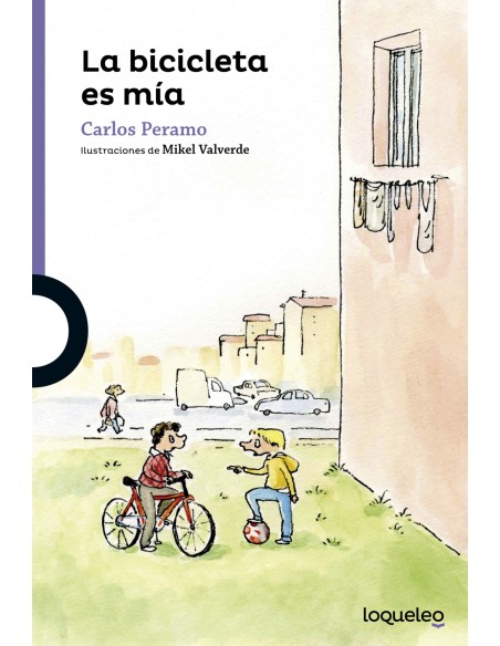 la bicicleta es mia 8 anos morada juvenil