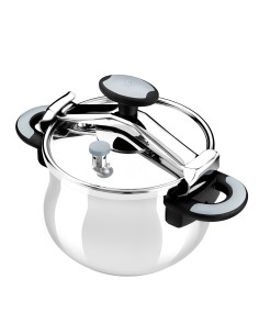 A185501 olla a presión 4,5 L Plata