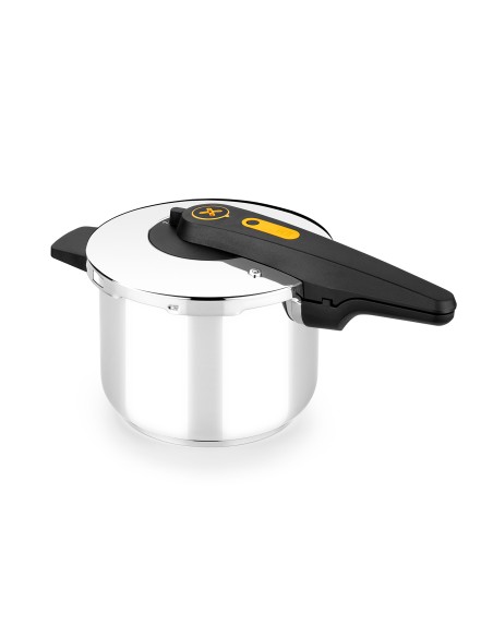 A185701 olla a presión 4 L Negro, Plata