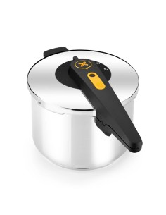 Excellent 9 L Negro, Acero inoxidable