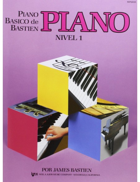 Piano basico de Bastien nivel 1