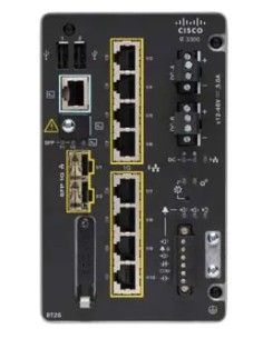 Catalyst IE-3300-8T2S-E switch Gestionado L2 Gigabit Ethernet (10/100/1000) Negro