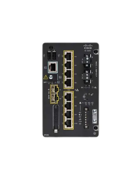 Catalyst IE-3300-8T2S-E switch Gestionado L2 Gigabit Ethernet (10/100/1000) Negro