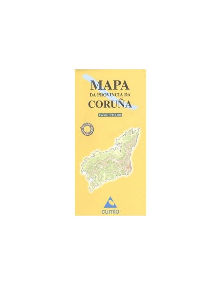 Mapa provincia da Coruna