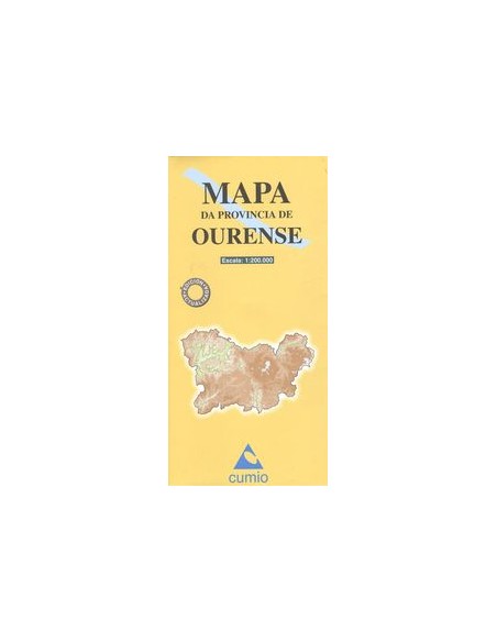 Mapa provincia Ourense