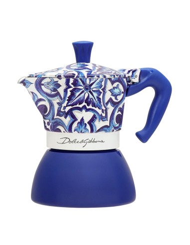 5356 cafetera manual Cafetera italiana 0,19 L Azul, Blanco