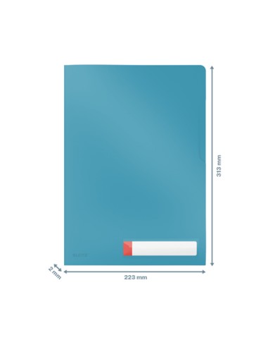 47080061 carpeta Polipropileno (PP) Azul A4