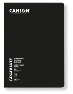 CUAD. DIBUJO C. GRADUATE DESSIN GRAP.A6 - Pack de 5 unidades