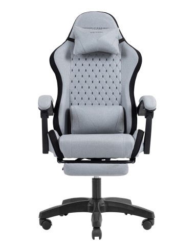 MGCXFSB silla para videojuegos Silla para videojuegos de PC Asiento acolchado Negro, Gris