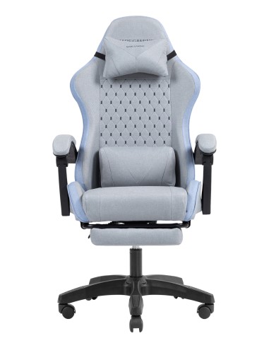 MGCXFSBL silla para videojuegos Silla para videojuegos de PC Asiento acolchado Azul, Gris