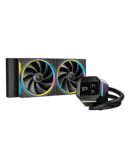 LM240 Procesador Kit de refrigeración líquida 12 cm Negro 1 pieza(s)