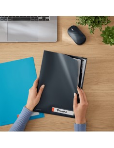 47160089 carpeta Polipropileno (PP) Negro A4 2