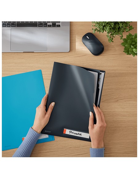 47160089 carpeta Polipropileno (PP) Negro A4