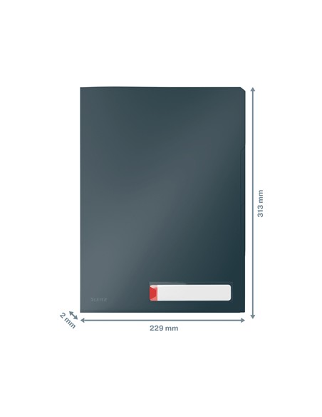 47160089 carpeta Polipropileno (PP) Negro A4