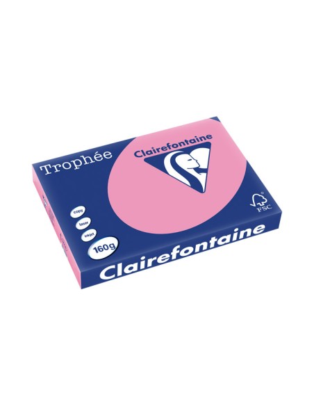 PAQ. 250H PAP. TROPHEE CLF SUAVE A3 160G ROSA OSC