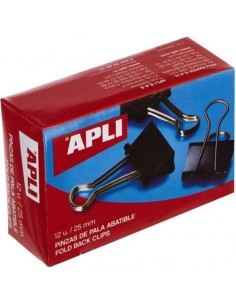 C 10 CAJAS 12 PINZA PALA ABATIBLE 19MM APLI