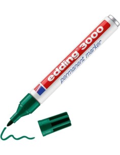 c 10 Rotulador Edding 3000 verde marcador permanente