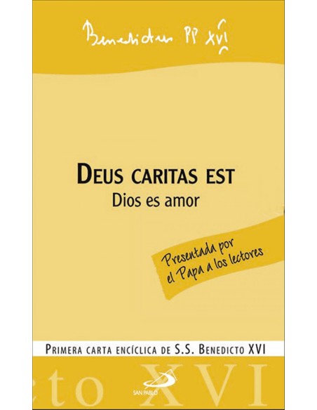 Deus Caritas Est Dios Es Amor