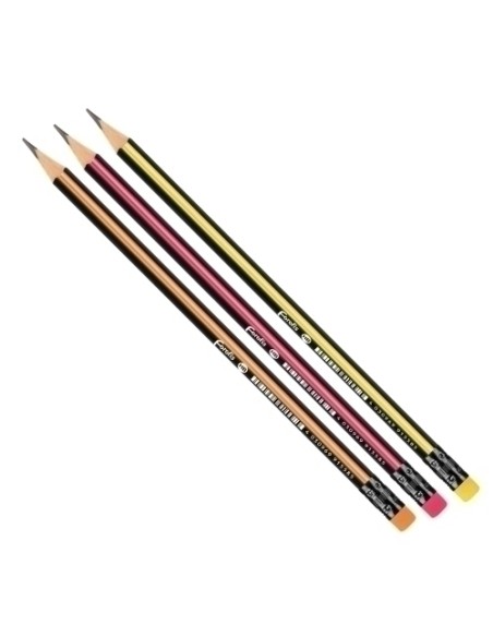LAPIZ de GRAFITO FOROFIS TRI. c/GOMA HB - 1 unidad 91558