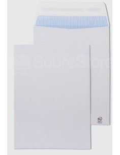 C 250 bolsa blanca 184x261mm cuarto prolongado autoadhesivo sam