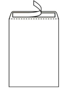 C 250 bolsa offset blanco 100g 229x324mm din c4 autoadhesivo sam