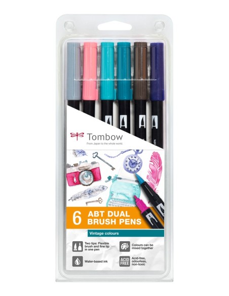 ABT-6P-5 rotulador Fino/Extragrueso Multicolor 6 pieza(s)