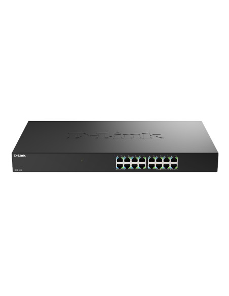 DMS-1016 No administrado L2+ 2.5G Ethernet (100/1000/2500) Negro