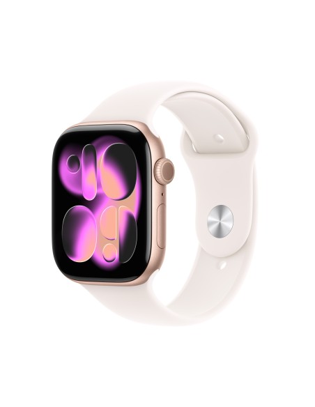 Watch Series 11 OLED 46 mm Digital 416 x 496 Pixeles Pantalla táctil 5G Oro rosa Wifi GPS (satélite)