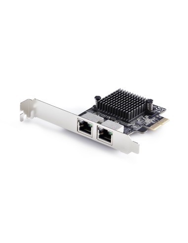 Tarjeta de Red Ethernet PCI Express de 2 Puertos Gigabit 5G - Tarjeta Adaptador Ethernet PCI-E Chipset RTL8126 - Tarjeta LAN 5G/